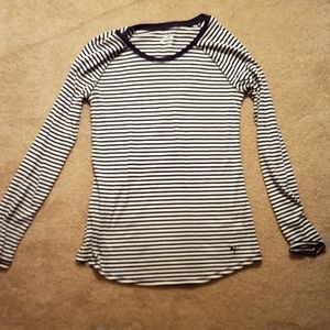 JUSTICE Long Sleeve Striped Shirt
